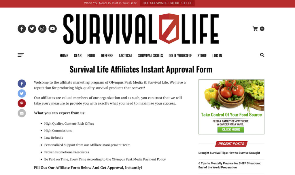 Effective Strategies for Affiliate Marketing in the Camping  Survival Gear Space