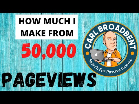 How much MONEY i make from 50,000 pageviews on MY Niche Website – Niche site revenue earnings