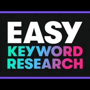 Watch me research a new niche site (EASY keyword research)