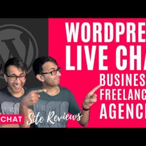 Tuesday 5th September – Live Chat – Ask Me Anything, Q&A, Site Reviews with Web Squadron #WordPress