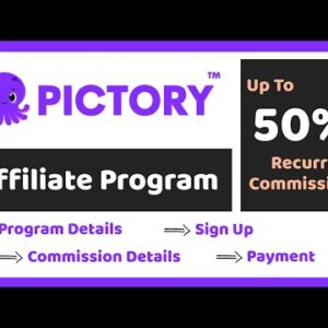 Pictory Affiliate Program [2023] | Earn Money from Pictory