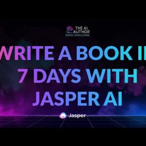 Write a Book in 7 Days with Jasper AI