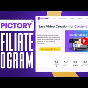Pictory Affiliate Program Tutorial 2024 | How To Make Money From Pictory