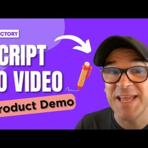 Turn Your Script Into A Video In Minutes!